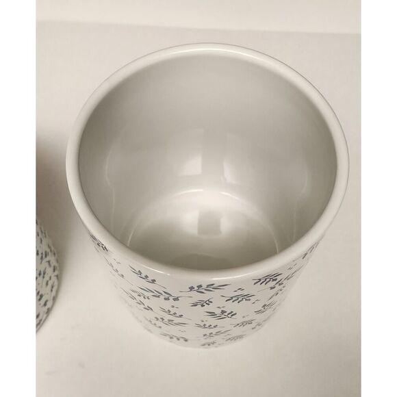 Kirkland's Home Blue Blooms 2pc Floral Canister - Picture 9 of 9